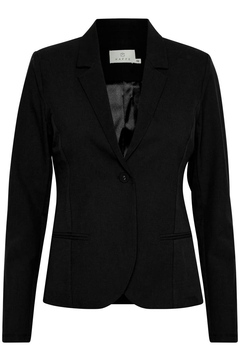 Jillian Long Sleeve Regular Fit Blazer, Alternate, color, Black Deep