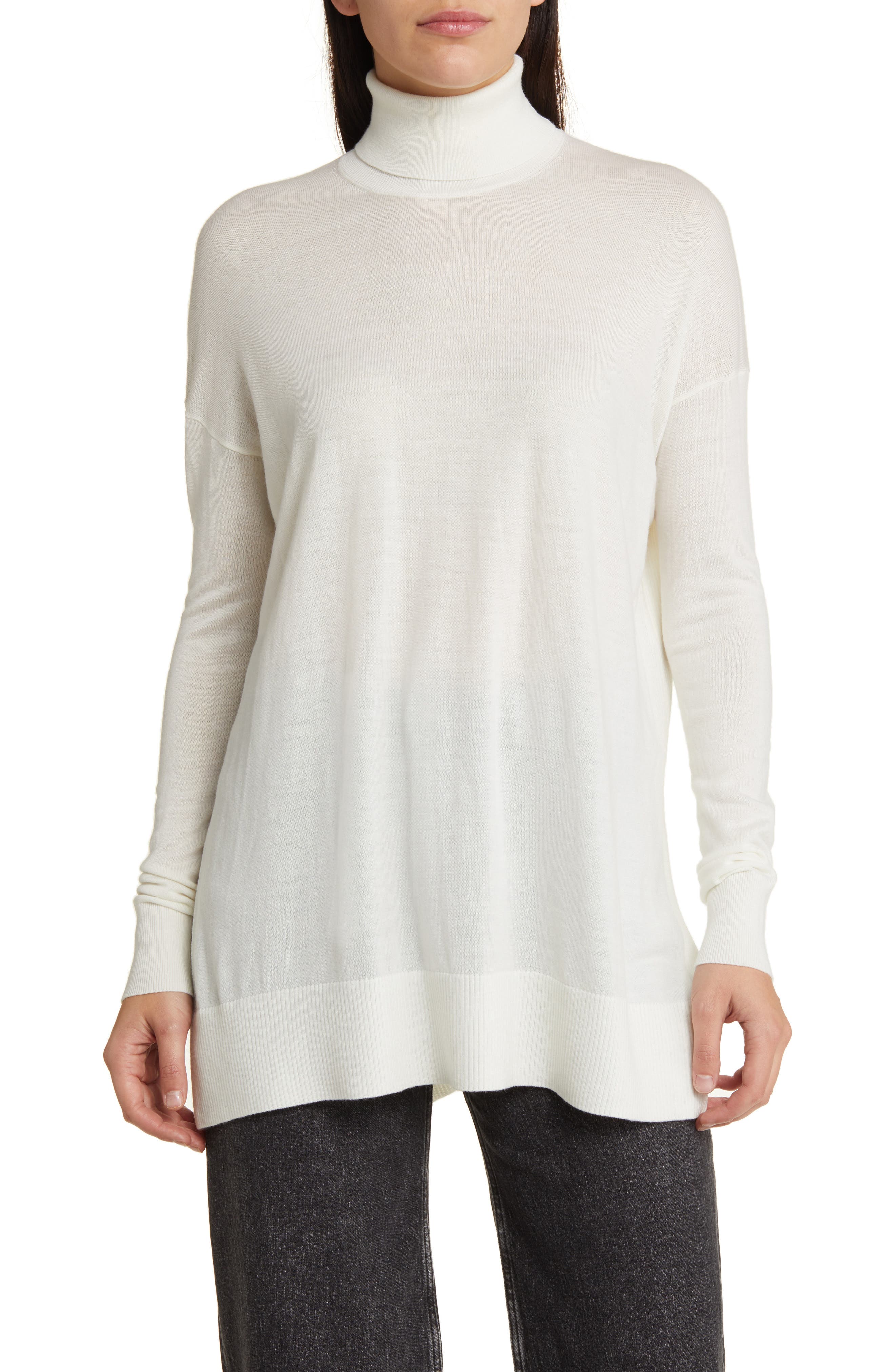 AllSaints Gala Merino Wool Turtleneck Sweater