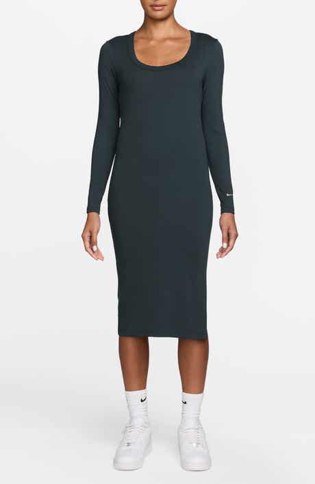 Nike Sportswear Chill Knit Long Sleeve Body-Con Dress