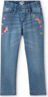 Hatley Kids' Embroidered Patch Stretch Jeans