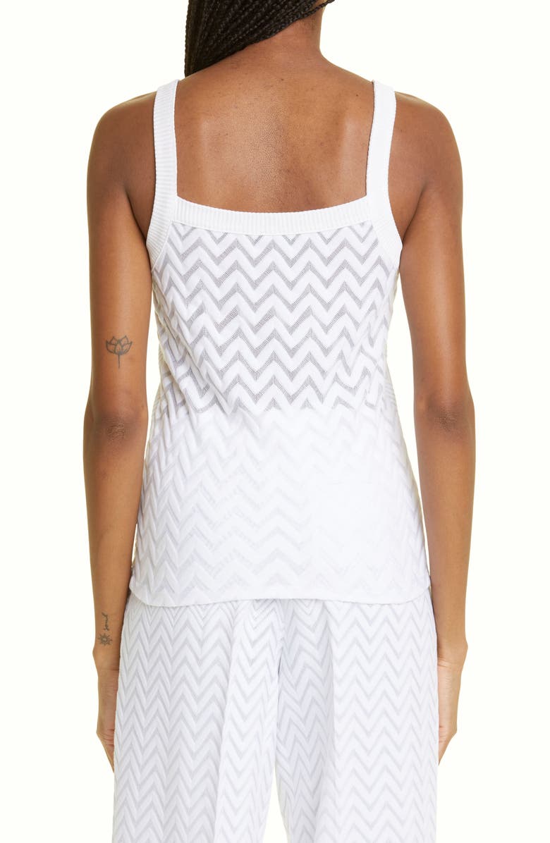 Missoni Dégradé Zigzag Knit Tank, Alternate, color, 