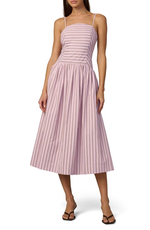 The Mara Tie Strap Midi Dress