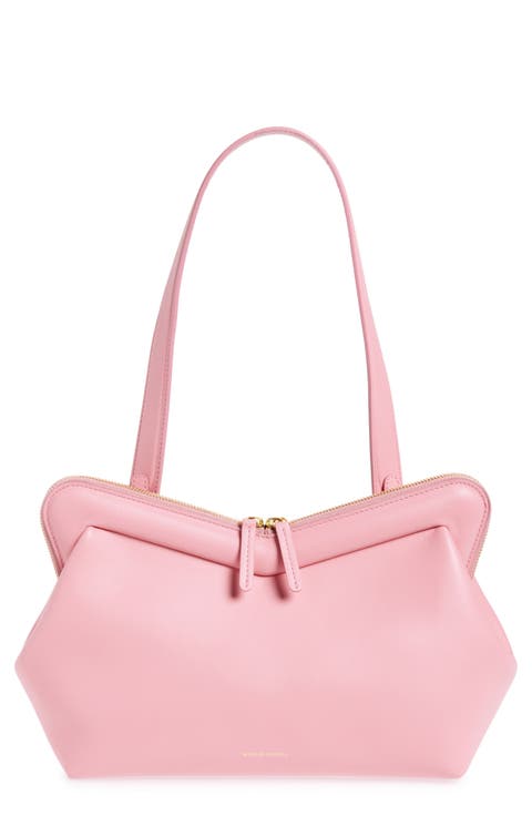 M Frame Leather Shoulder Bag