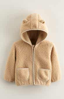 Tucker + Tate Cozy Hooded Faux Shearling Jacket