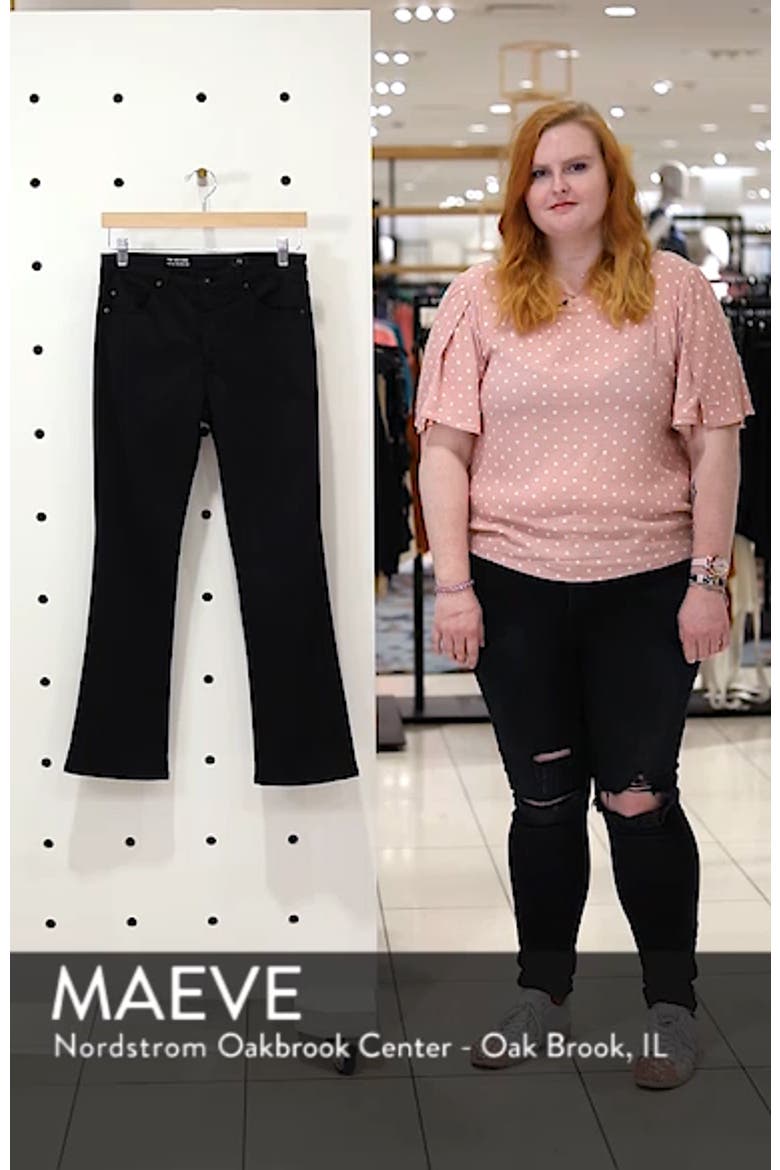 Jodi Sateen Crop Flare Jeans video