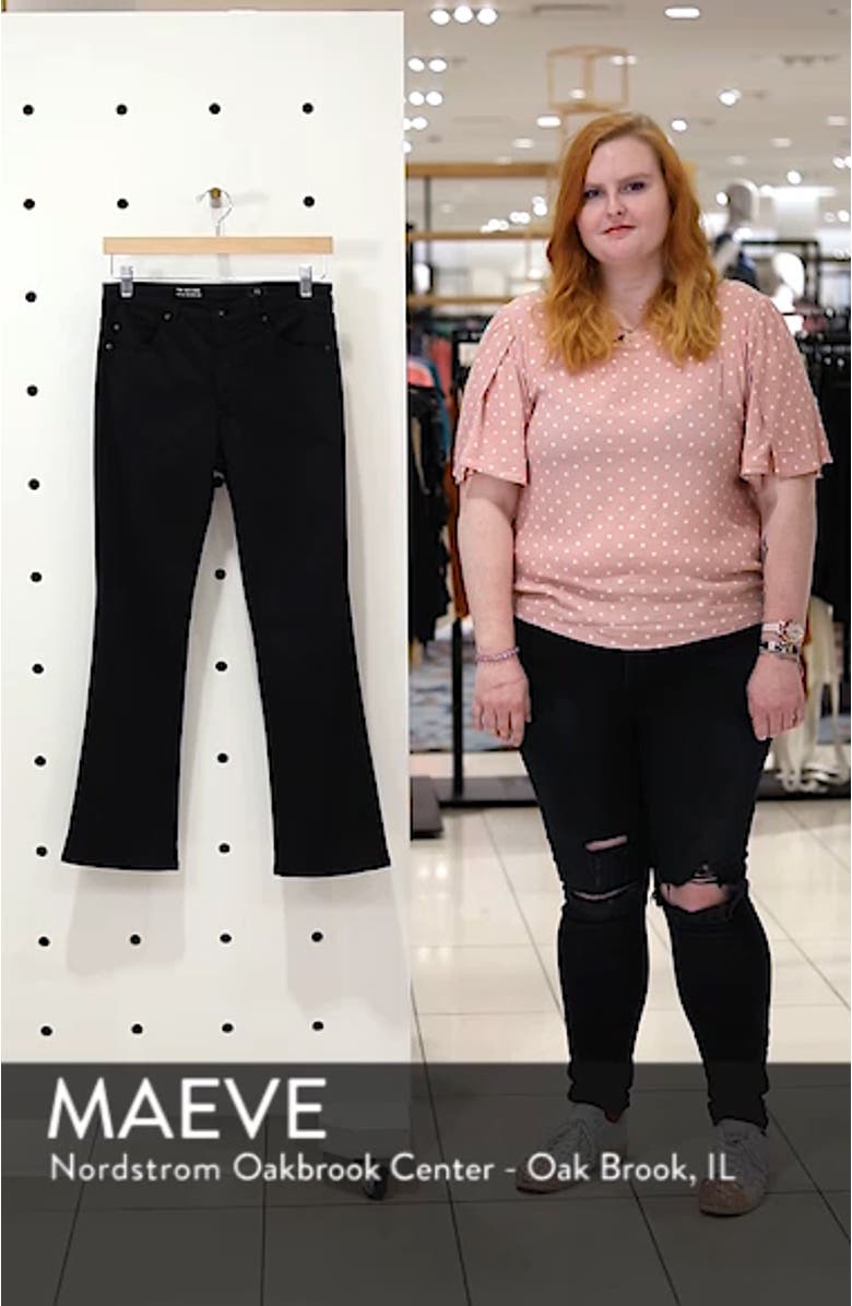 Jodi Sateen Crop Flare Jeans, sales video thumbnail