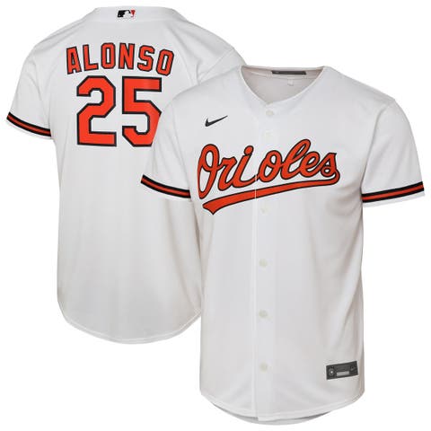 Youth Nike Pete Alonso White Baltimore Orioles Home Baseline Jersey
