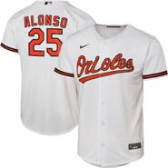Nike Youth Nike Pete Alonso White Baltimore Orioles Home Baseline Jersey