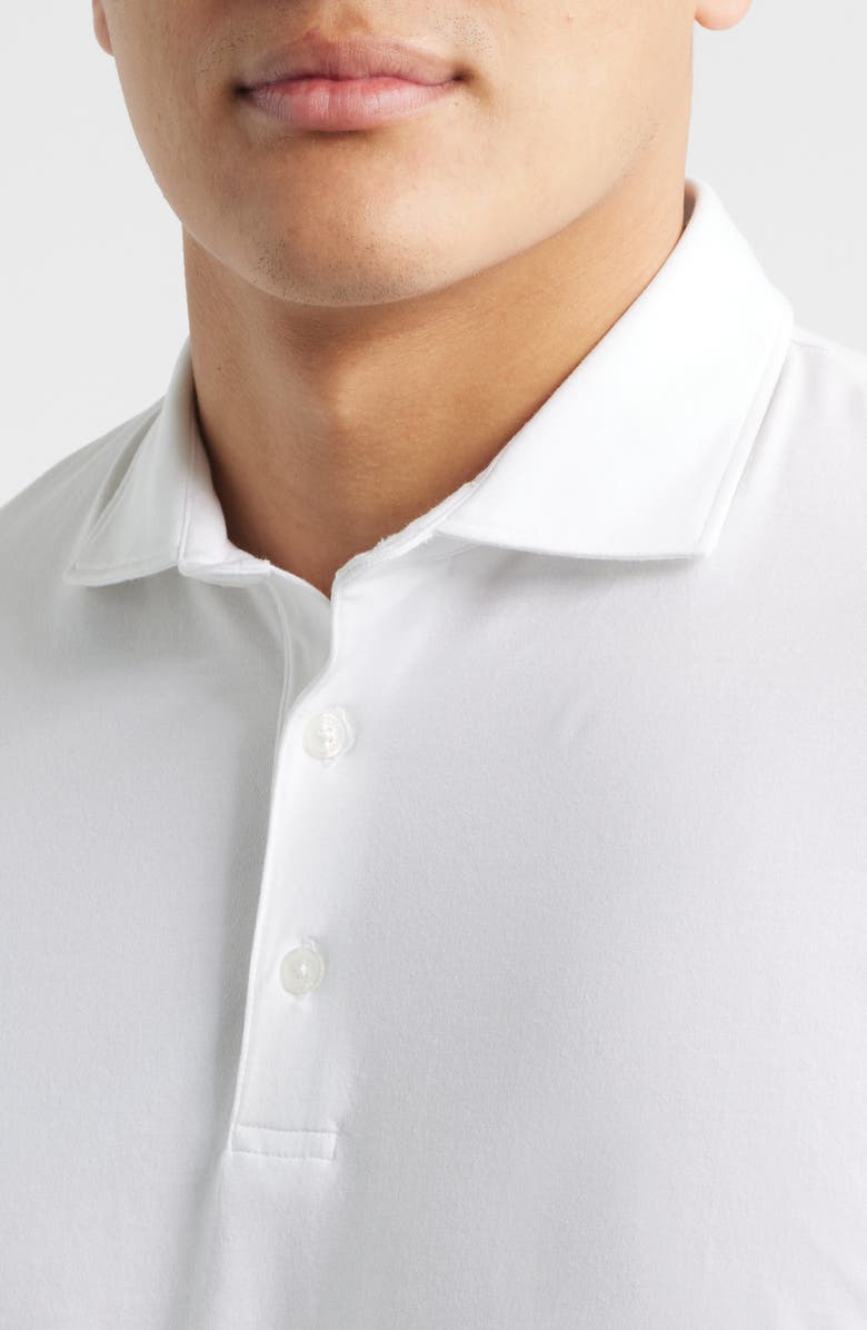 Peter Millar Crown Relaxed Fit Cotton Polo, Alternate, color, White