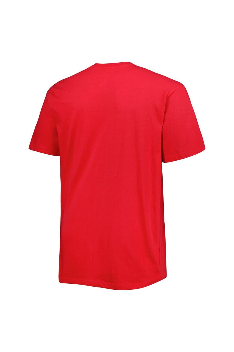 Men's Red Houston Rockets Big & Tall Heart & Soul T-Shirt, Alternate, color, Red