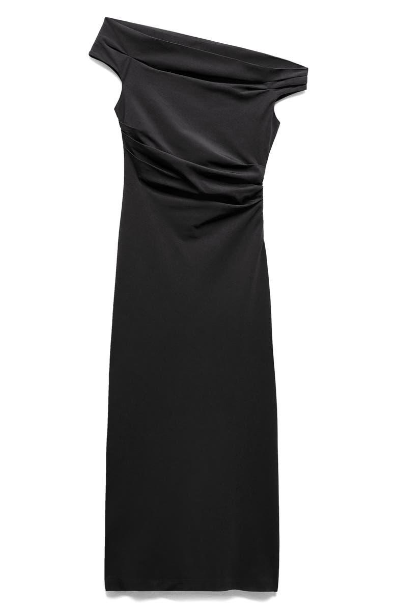 MANGO Ruched Off the Shoulder Sheath Dress, Alternate, color, 