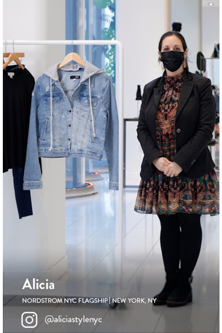 Julia Denim Jacket with Removable Hood video