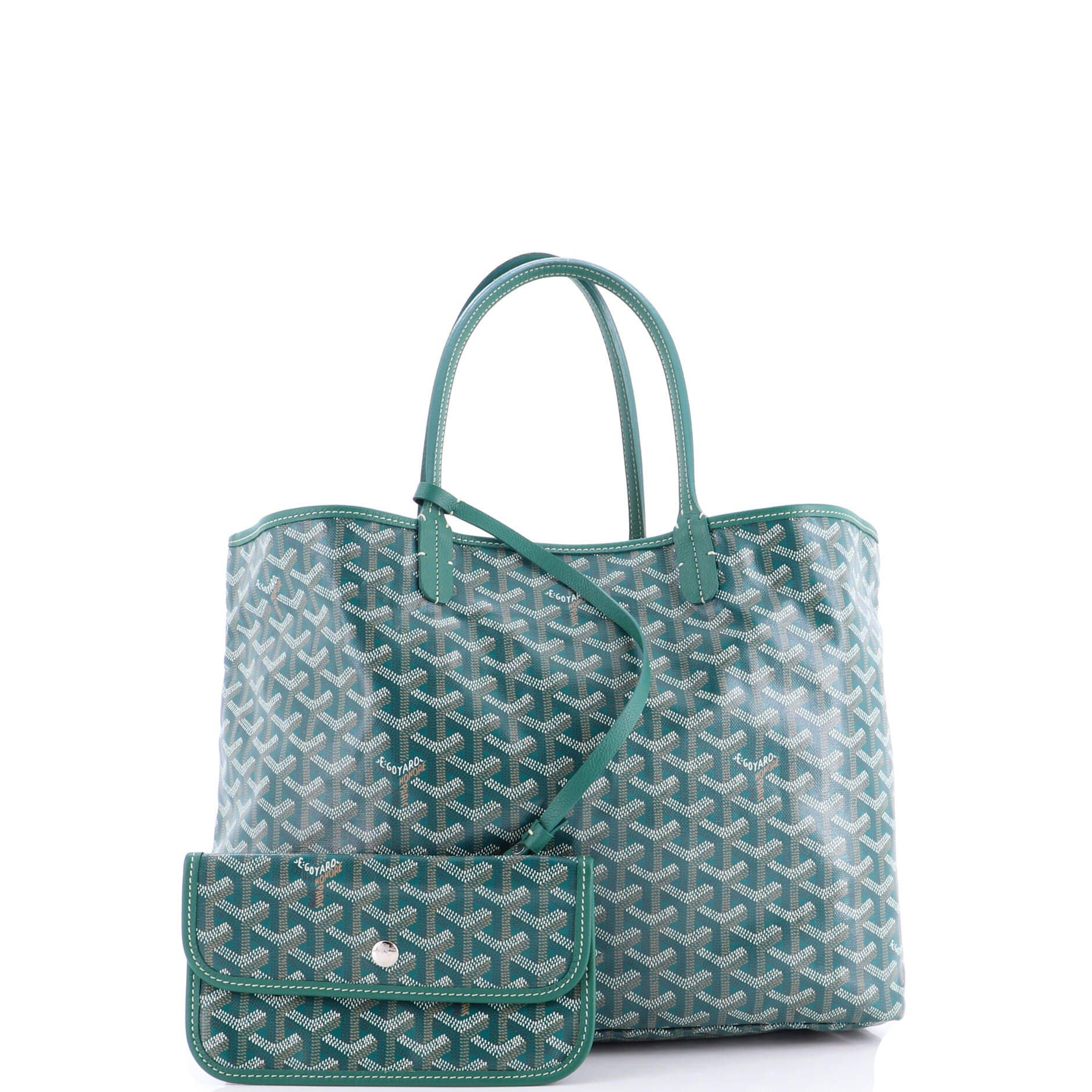 Pre-Owned Goyard Saint Louis Tote Coated Canvas PM, Alternate, color, 