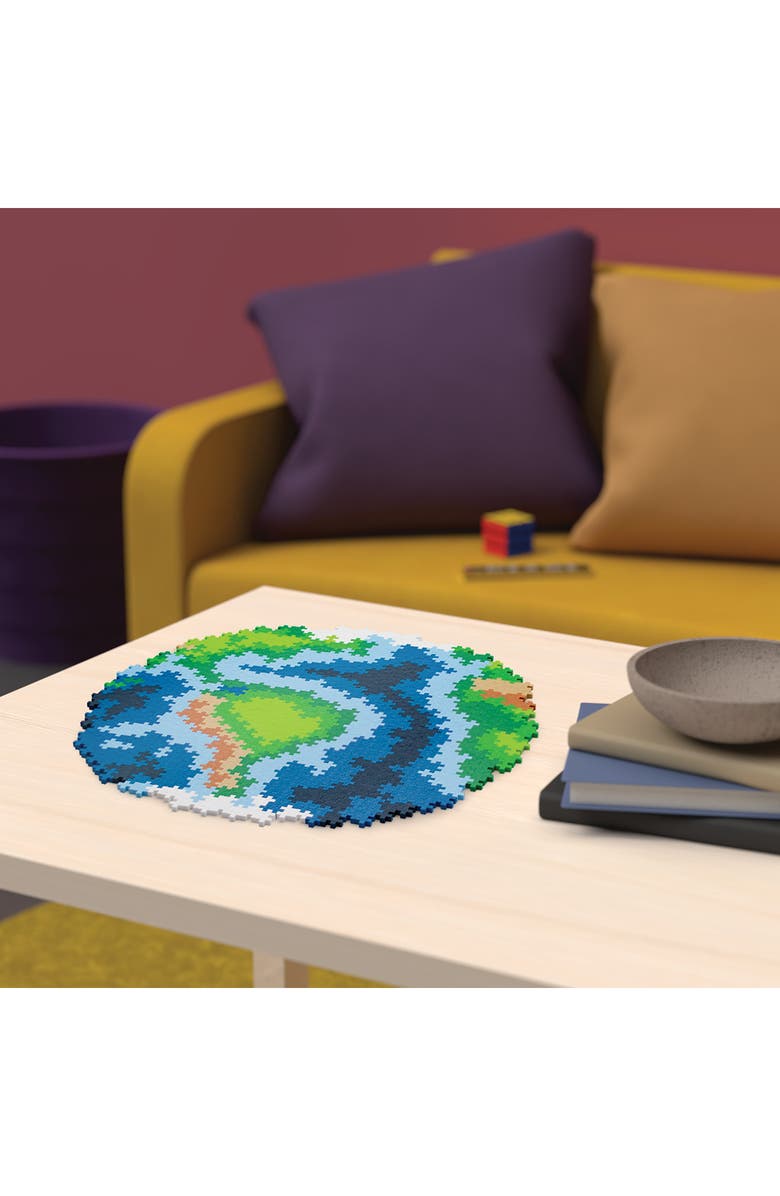 Plus-Plus USA 800-Piece Earth Puzzle by Number, Alternate, color, Multi