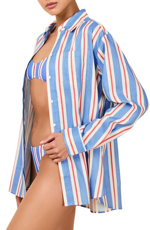 Solid & Striped The Avril Linen Blend Button-up Shirt