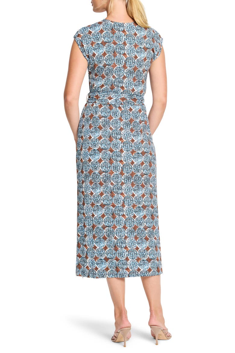 Sand Dollar Stella Medallion Print Midi Dress, Alternate, color, BLUE MULTI