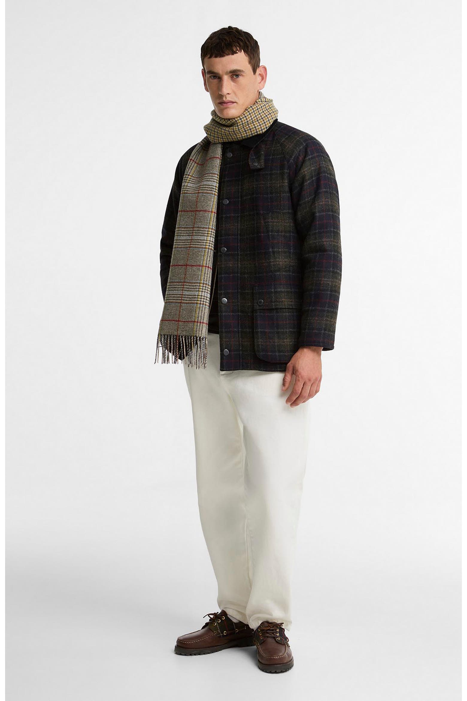 Bandana Pattern Editor Barbour Macklow Reversible Wool Scarf (Men) | Nordstrom