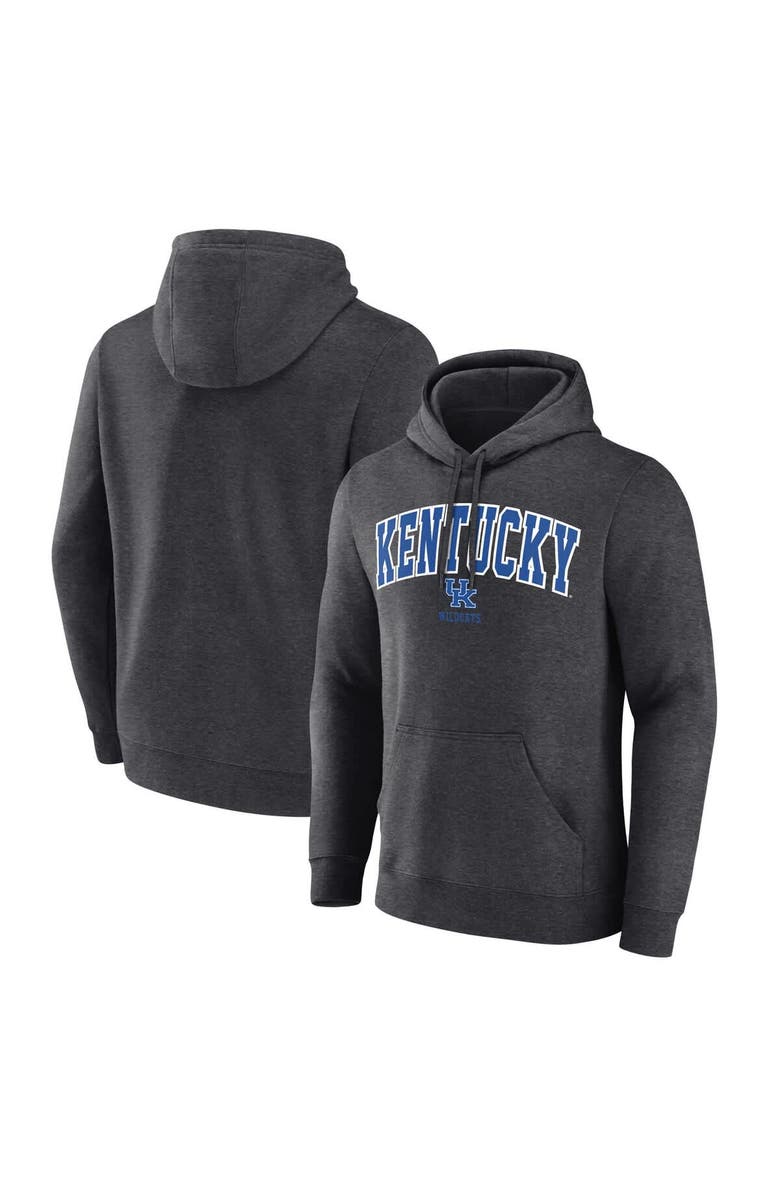 FANATICS Men's Fanatics Charcoal Kentucky Wildcats Team Wordmark Fleece Pullover Hoodie, Main, color, 