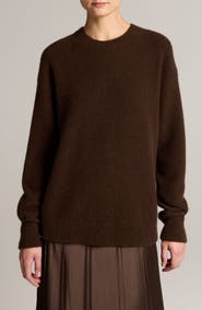 Vince Boiled Cashmere Crewneck Sweater