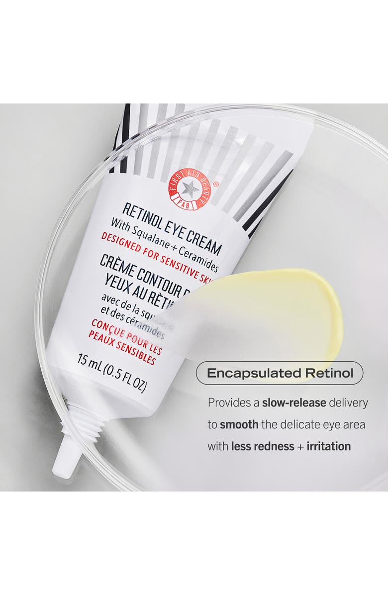 First Aid Beauty Retinol Eye Cream with Squalane + Ceramides, Alternate, color, 