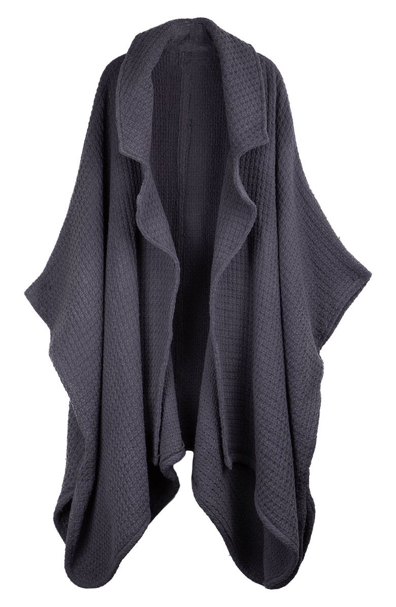 SAACHI Waffle Drape Jacket, Alternate, color, Grey