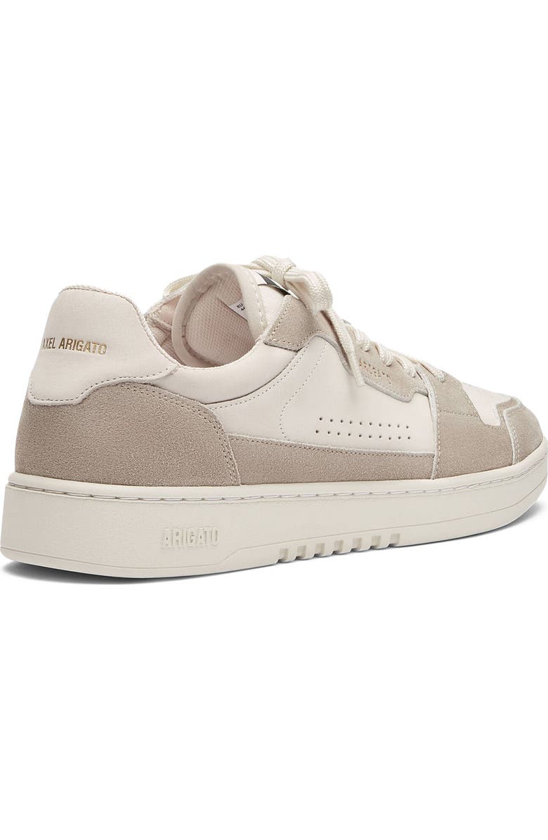 Axel Arigato Dice Lo Leather Suede Sneaker, Alternate, color, Off White/Taupe