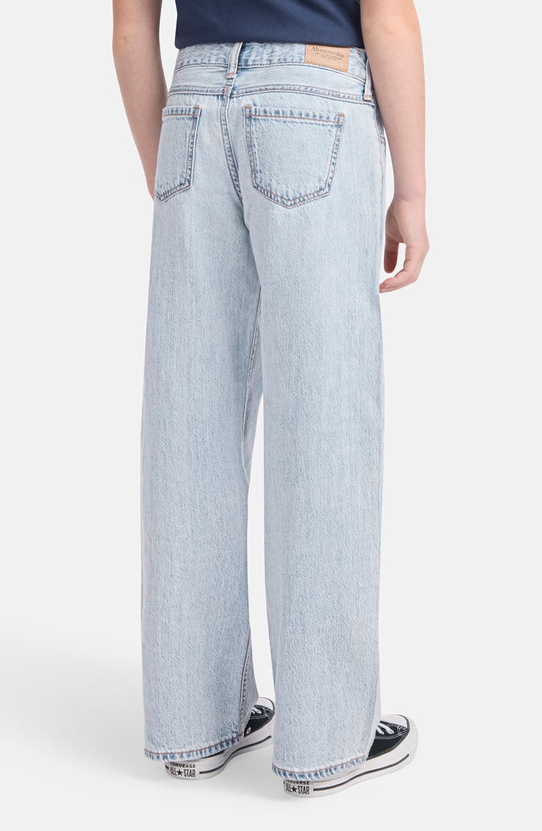 abercrombie kids Kids' Seamed Baggy Jeans, Alternate, color, Lcacumulus