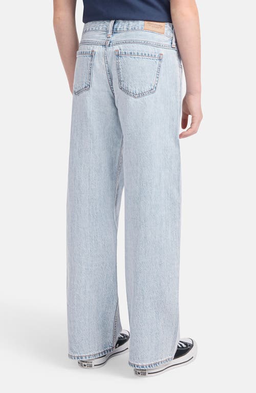 Abercrombie Kids Kids' Seamed Baggy Jeans In Blue