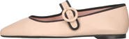 Pretty Ballerinas Square Toe Leather Mary Jane