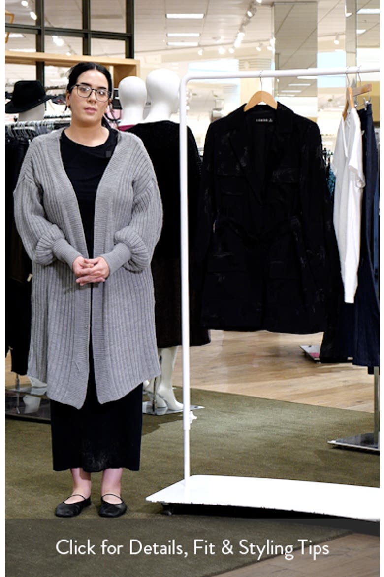 Steinway Belted Long Sleeve Blazer Minidress video