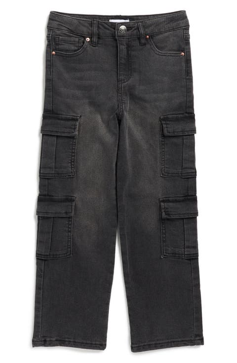 Kids' Relaxed Fit Double Cargo Jeans (Little Kid)