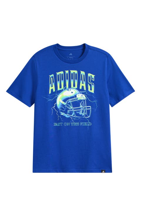 Kids' Football Cotton Graphic T-Shirt