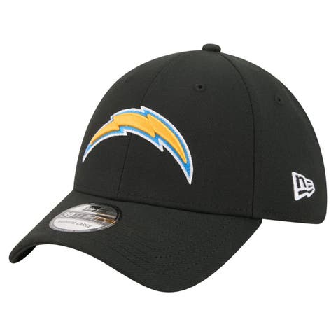 Men's New Era  Black Los Angeles Chargers Core Team 39THIRTY Flex Hat