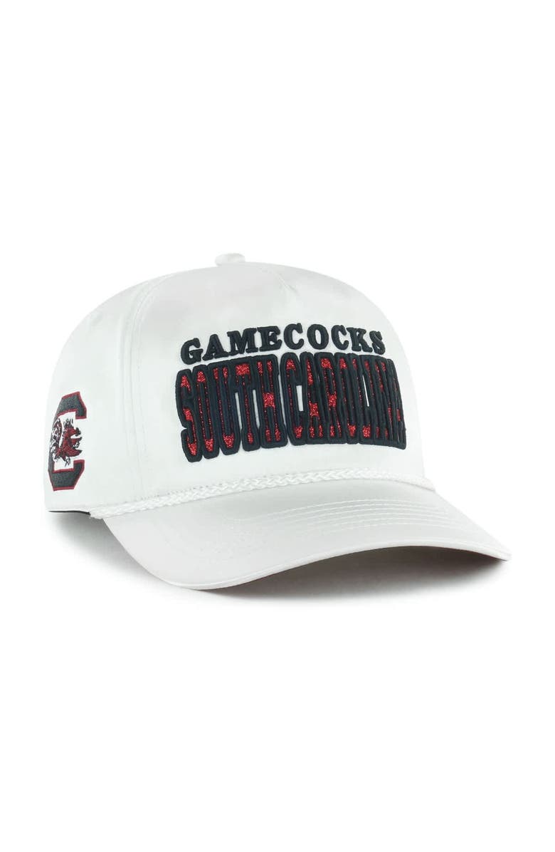 '47 Women's '47 White South Carolina Gamecocks Outspoken Hitch Adjustable Hat, Main, color, White