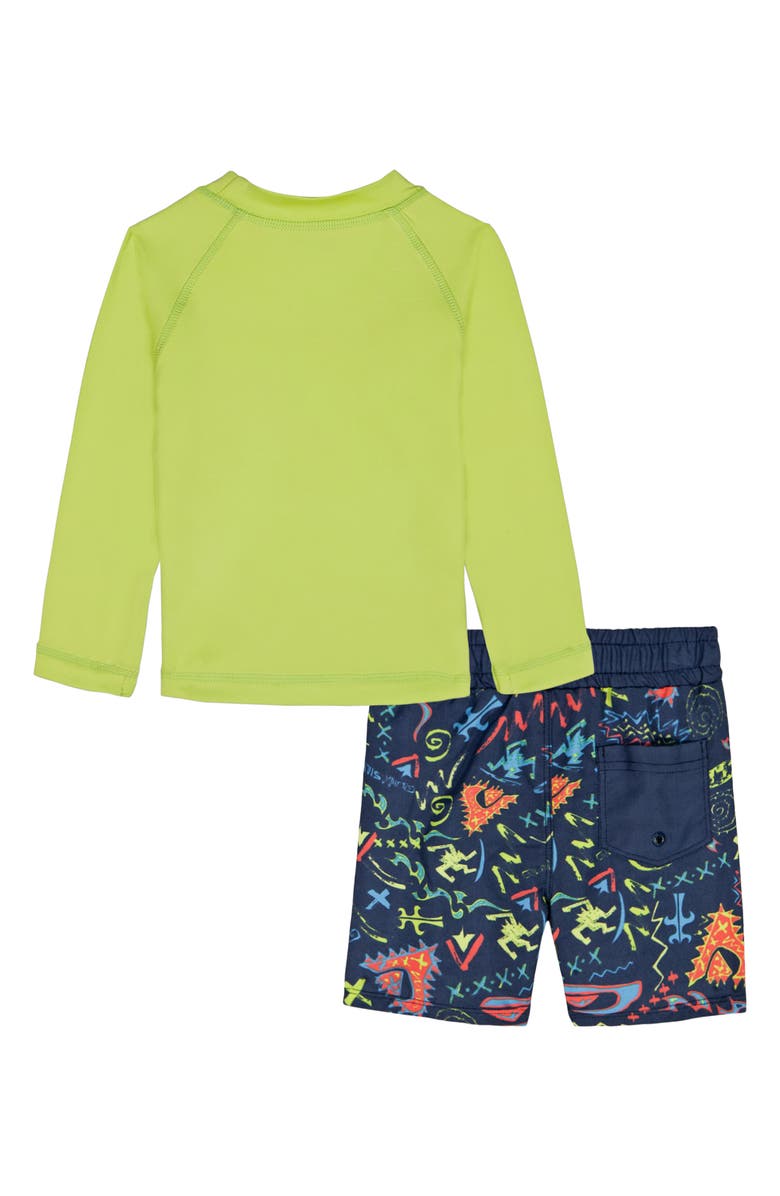 Quiksilver Kids' Rashguard Top & Swim Trunks Set, Alternate, color, Prepack Assorted