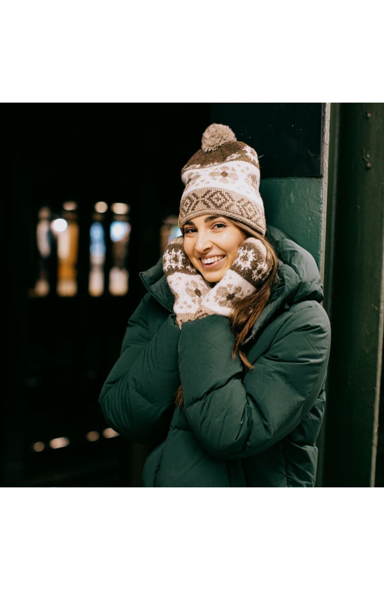 Turtle Fur Camilla Pom Beanie, Alternate, color, Black