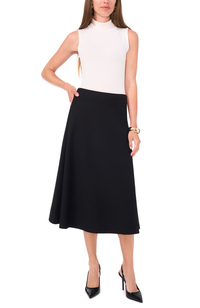 Vince Camuto Bias Cut A-Line Midi Skirt, Alternate, color, 