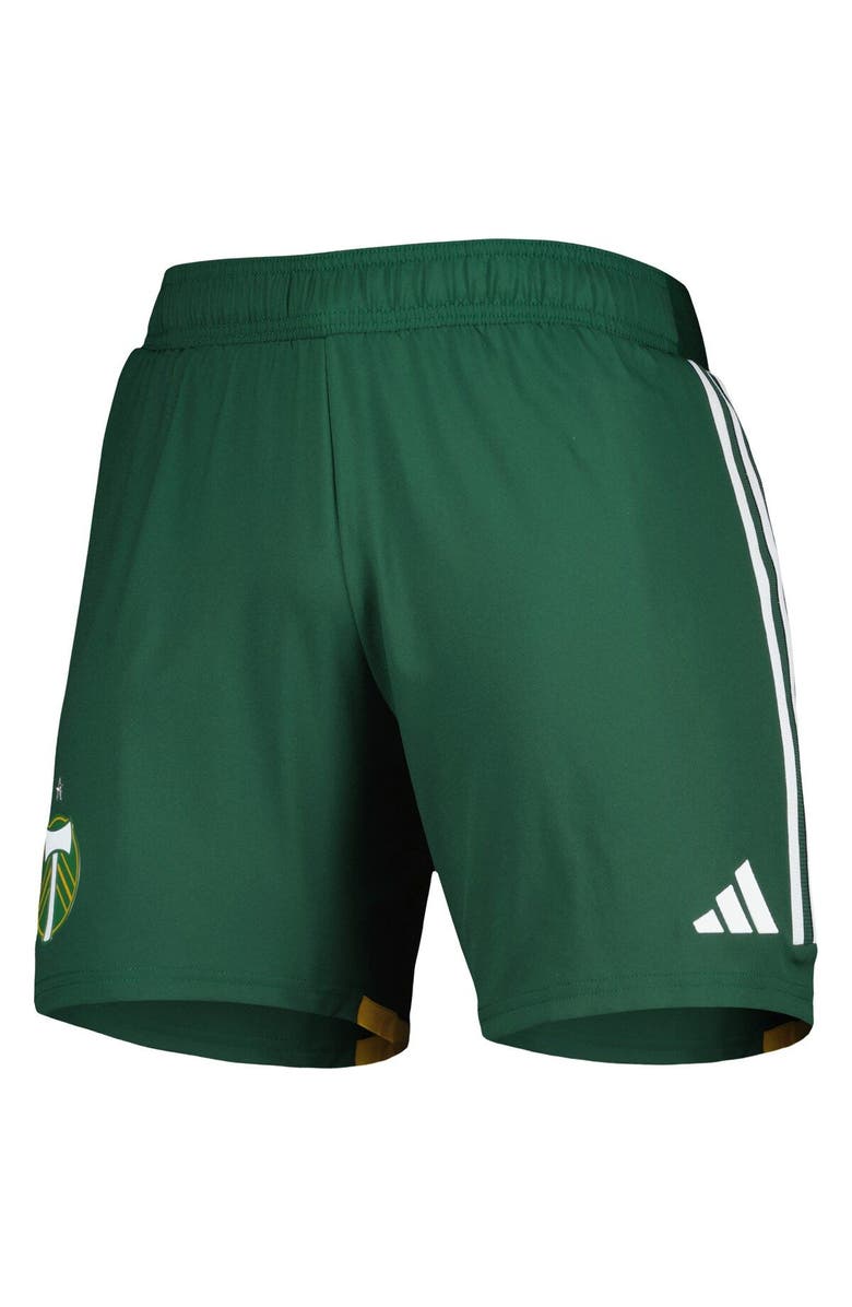 adidas Men's adidas Green Portland Timbers 2023 Away AEROREADY Authentic Shorts, Alternate, color, Green