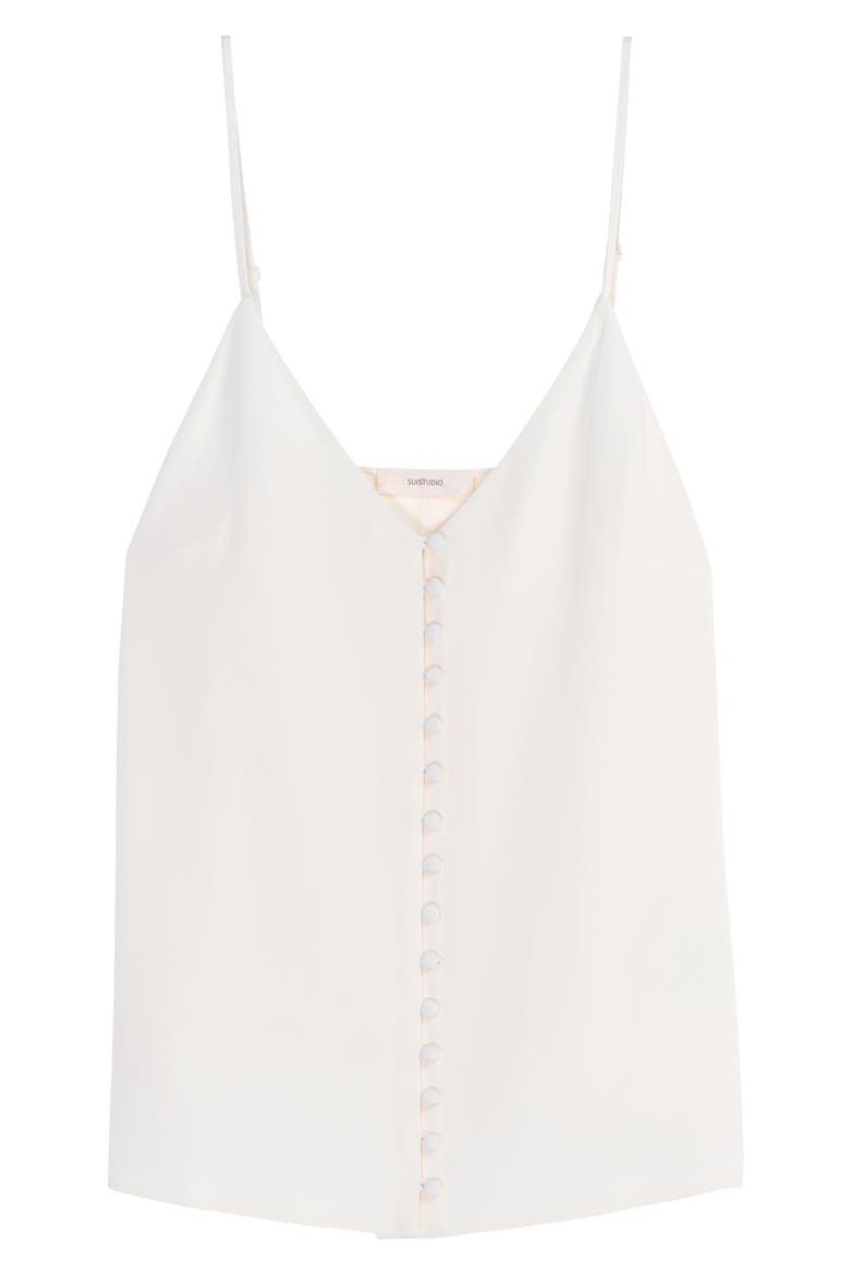 Gio Silk Camisole, Alternate, color, SEAFOAM