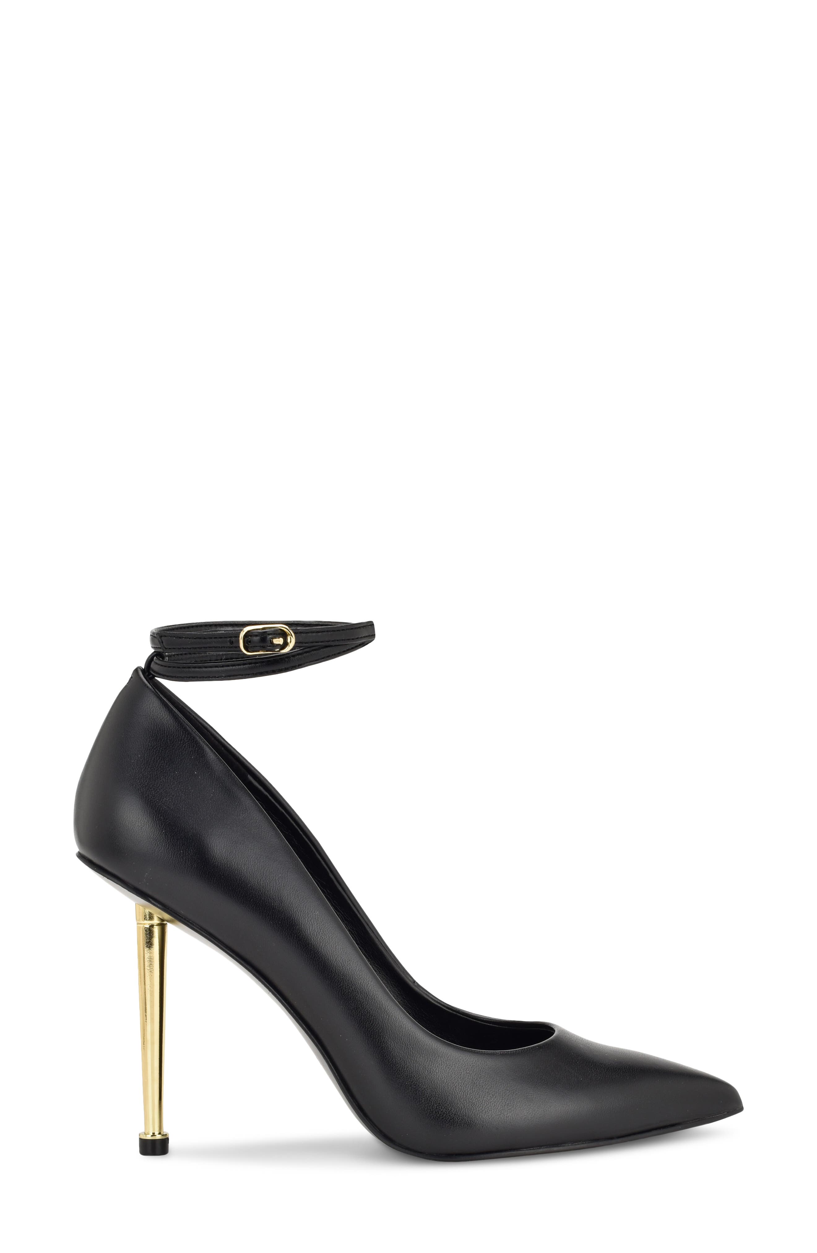 Nine West Trevs Ankle Strap Pointed Toe Pump, Alternate, color, 