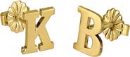 MELANIE MARIE Personalized Letter Stud Earrings
