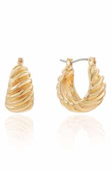 Ettika Mini Twist Hoop Earrings