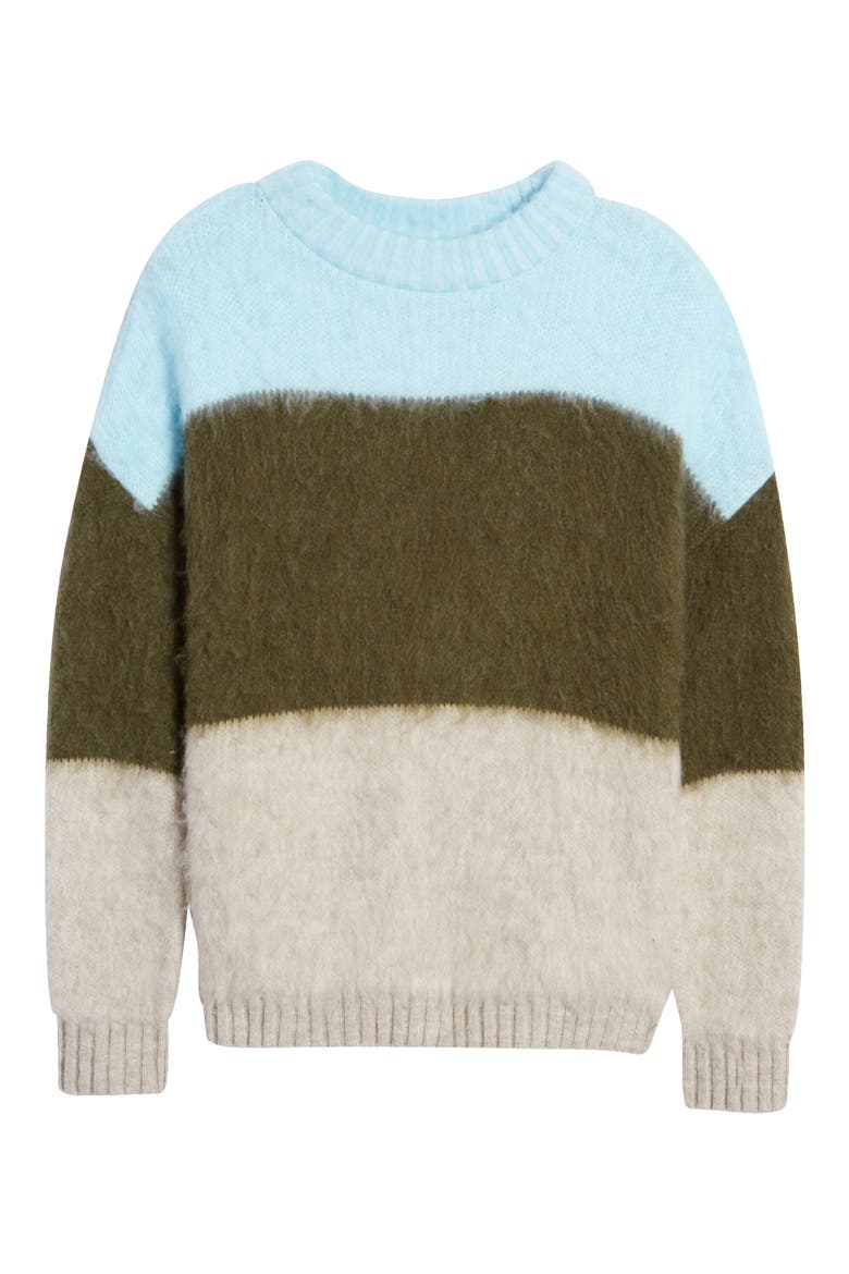 Oversize Brushed Pullover, Alternate, color, BLUE TRIXIE MULTI STRIPE