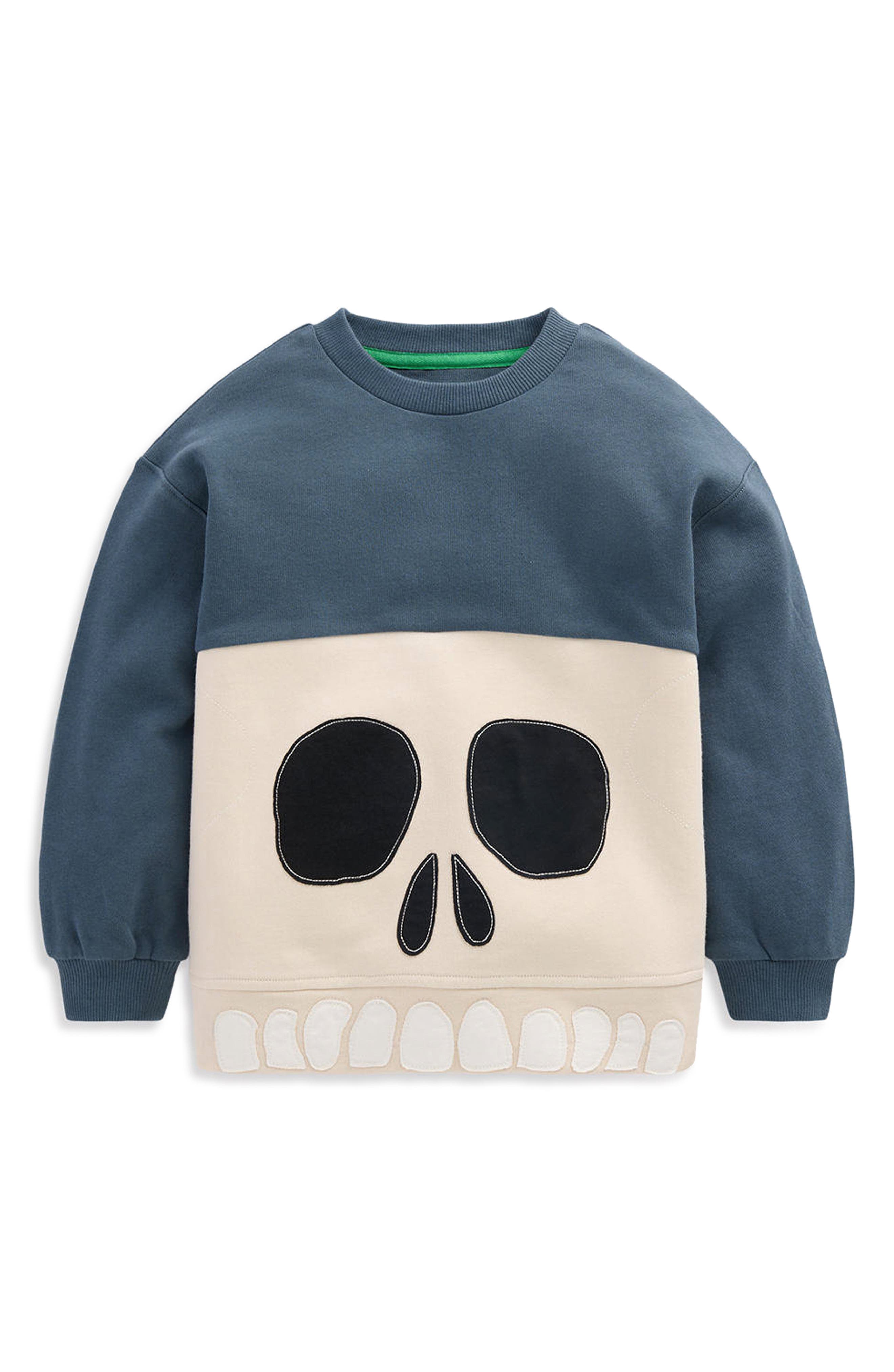 selected COLLEGE NAVY SKULL
