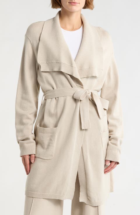 Sweater Wrap Coat