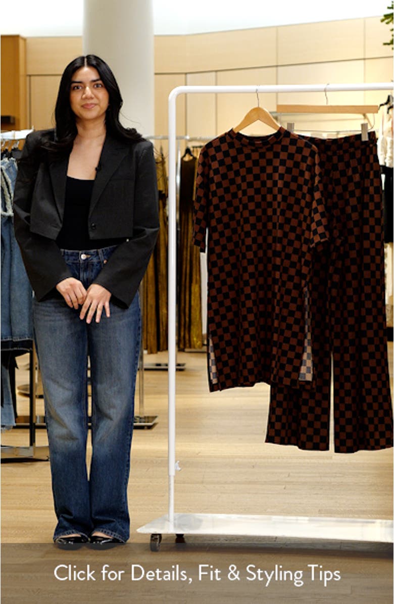 Leveled Up Ribbed Oversize T-Shirt & High Waist Pants Set, sales video thumbnail