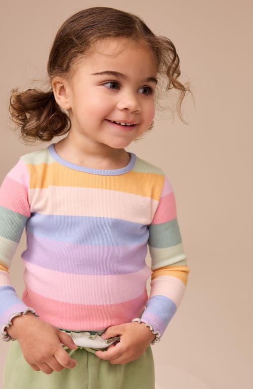 Next Kids' Stripe Long Sleeve Top In Multi