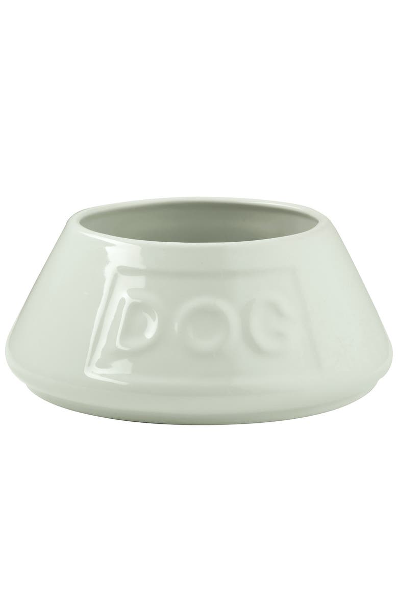 MASON CASH Non Tip Dog Bowl, Cream, 8.3 Inches, 54oz, Main, color, Off-White