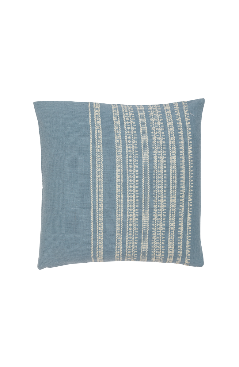 Alamwar Handwoven Pillow Cover, Main, color, Cornflower Blue/Shell
