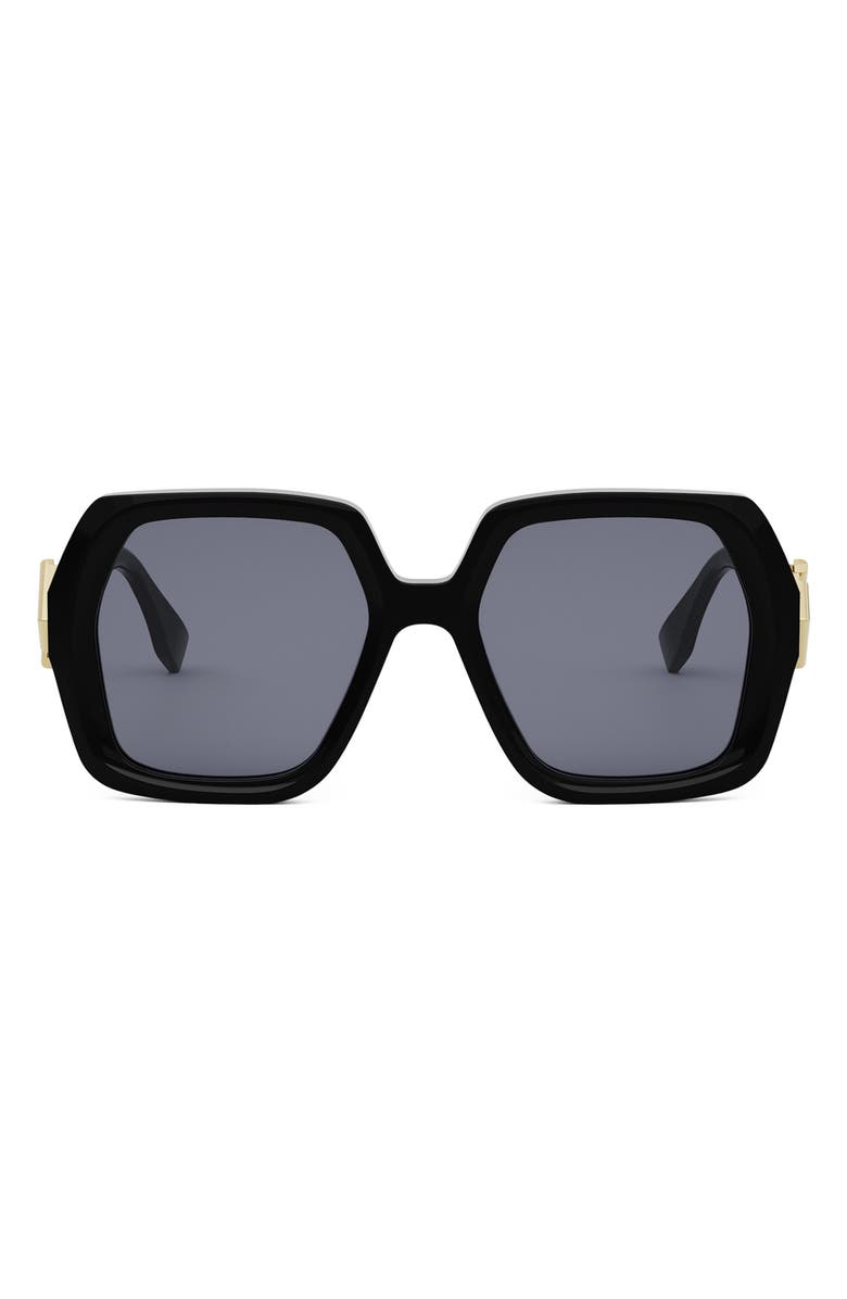 Fendi 'Fendi Diamonds 51mm Square Sunglasses, Main, color, 